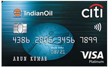 Indian Oil Citi Platinum Credit Card