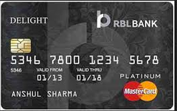 RBL Platinum Delight Credit Card