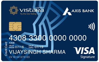 Axis Vistara Signature Credit Card